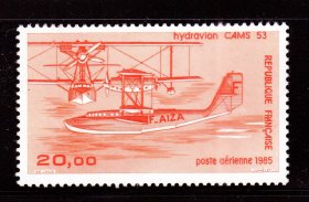L2法国邮票 1984-87航空 飞机 雕刻版