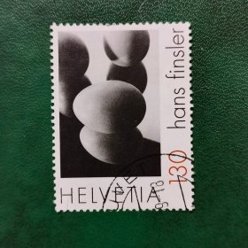 瑞士 绘画邮票信销一枚
