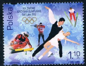 波兰2002美国盐湖城冬奥会花样滑冰1全新