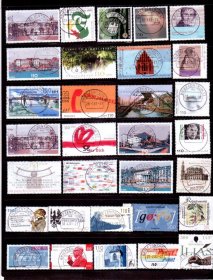 德国信销（盖销）邮票 2001名人等