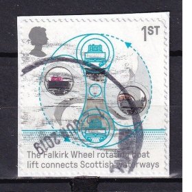 T421 T426 T428 英国邮票 2019 英国工程 1枚 信销剪片