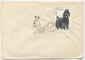 FDC-G29波兰邮票 1963年 狗 首日封