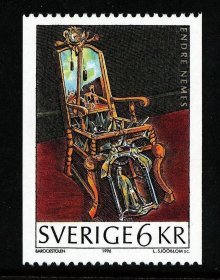 瑞典1996-绘画  1全新  雕刻版