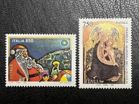 意大利邮票--1996圣诞节2全