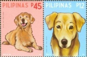 菲律宾2017生肖狗年邮票2全