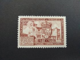 法国1949年发行法美友好、杜菲纳等邮票