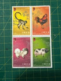 香港 2007 生肖 绒面 邮票