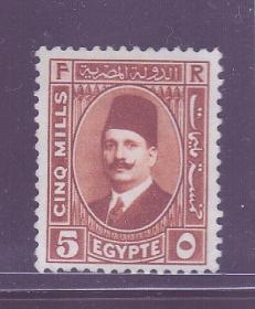 埃及邮票1936- 发行的《国王福阿德》新 无胶票