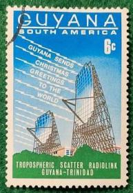 圭亚那邮票 1968年 圣诞节 信销