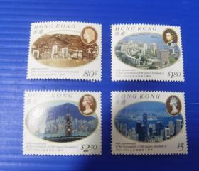 香港1993年英女皇加冕四十周年邮票