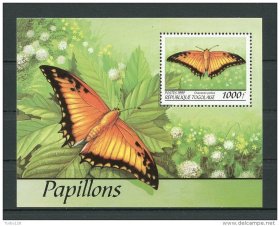 多哥邮票 1999年 蝴蝶 小型张