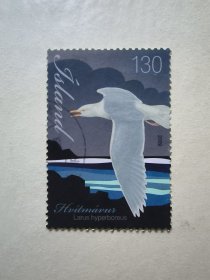 冰岛邮票2009鸟类1枚销
