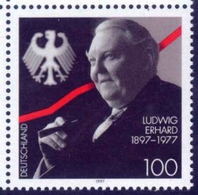 德国邮票1997：总理Ludwig Erhard