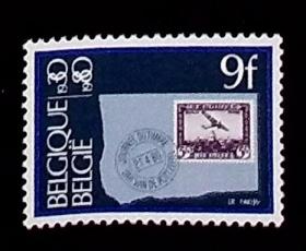 比利时 1980年 邮票日 1全新