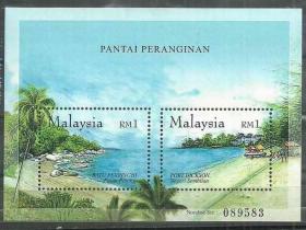 马来西亚2002年《岛屿和海滩》小型张