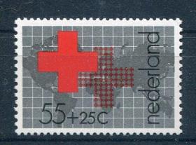 荷兰邮票1978年荷兰红十字会基金1全新