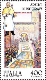 意大利邮票1989 民俗 全新