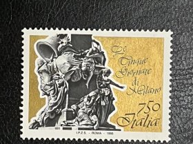 意大利邮票--1995雕塑1全
