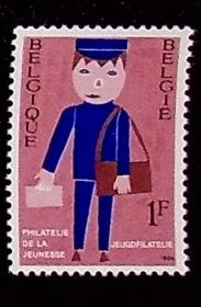比利时 1969年 青年集邮 1全新