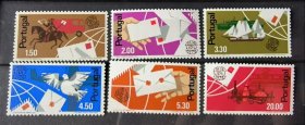 葡萄牙1974万国邮联百年邮政运输等6全新