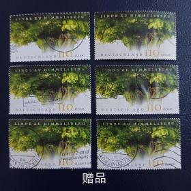 【赠品】德国 2001年 邮票 大自然系列 椴树 1全 信销