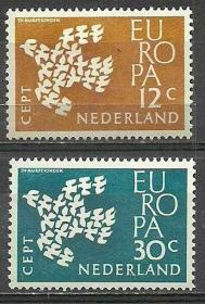 荷兰1961年《欧罗巴》邮票