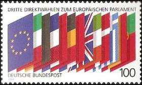 联邦德国西德1989年邮票 欧洲议会第三次直接选举 1全