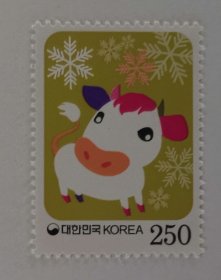 韩国2009年生肖牛年邮票1全