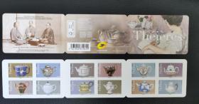 法国邮票，陶瓷壶邮票小本票