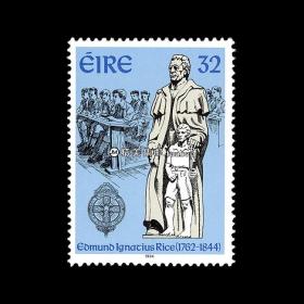 爱尔兰1994 教育家 外国邮票