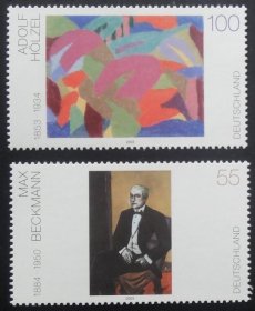 德国2003年 当代绘画邮票2全新