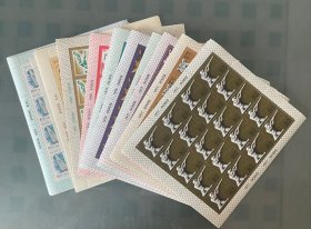 苏联邮票小版张1977-80年22届奥运会比赛项目40版全品含800枚邮票