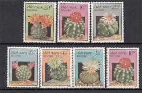 越南1987年花卉仙人球7全新外国邮票
