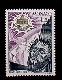 摩纳哥 1975年 圣年 1全新