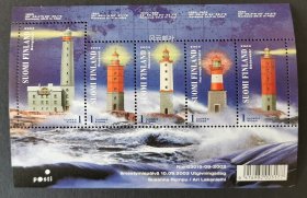 芬兰  2003年建筑 灯塔邮票小全张