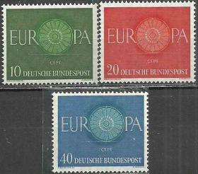 德国1960年《欧罗巴》邮票