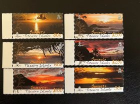 皮特凯恩群岛邮票--2008自然风光-日落6全