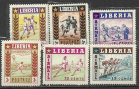 利比里亚1955年《体育运动》邮票