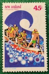 新西兰邮票 1982年 船 信销 外国邮票