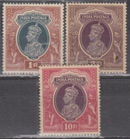 印度1937-1940年邮票-英王乔治六世