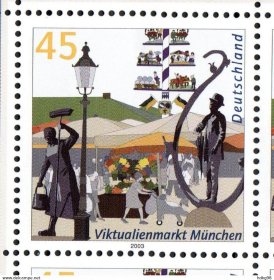 德国邮票 2003年 慕尼黑市场 1枚全