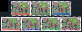 海地邮票1979国际儿童年7全新