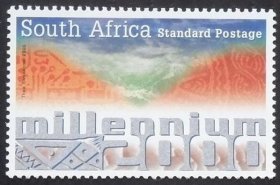 南非2000年 喜迎千禧年邮票1全新