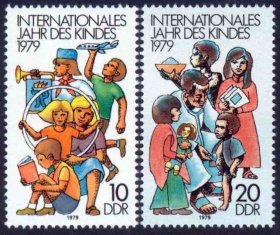 东德邮票1979：国际儿童年