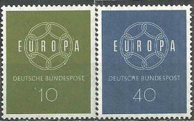 德国1959年《欧罗巴》邮票