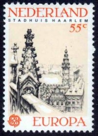 荷兰邮票1978：欧罗巴 Haarlem市政厅