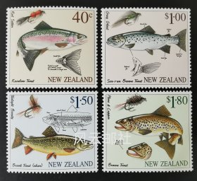 新西兰  1997年钓鱼邮票