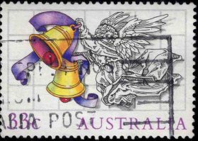 澳大利亚邮票 1985 圣诞节信销票单枚