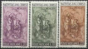 梵蒂冈1966年《圣诞节》邮票