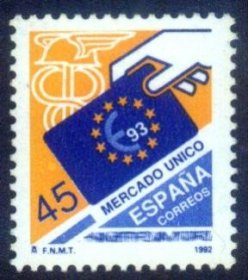 西班牙邮票1992：欧洲联合
